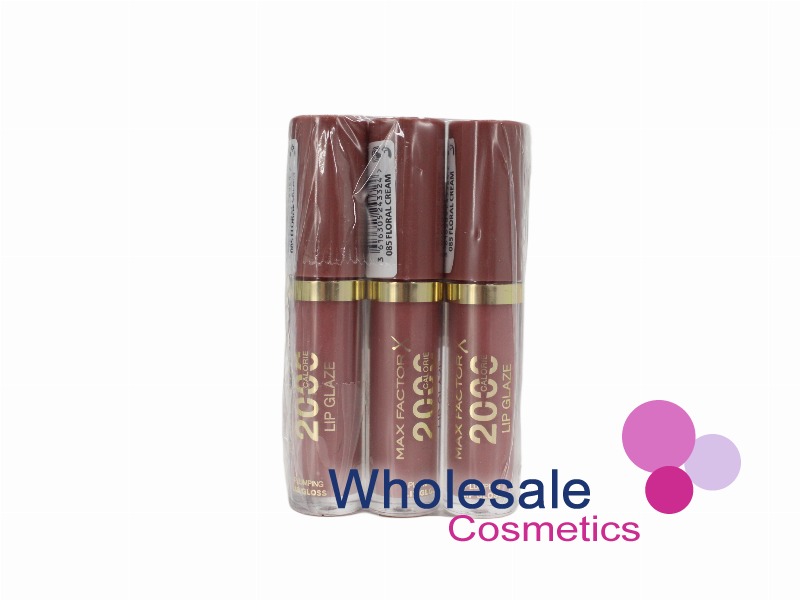 9 x Max Factor X 2000 Calorie Lip Glaze - 085 FLORAL CREAM